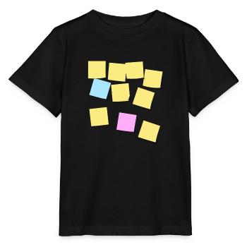 Postit Notizen - Stanley/Stella Kinder T-Shirt MINI CREATOR  - Schwarz - Vorne - Mikhail (115cm)