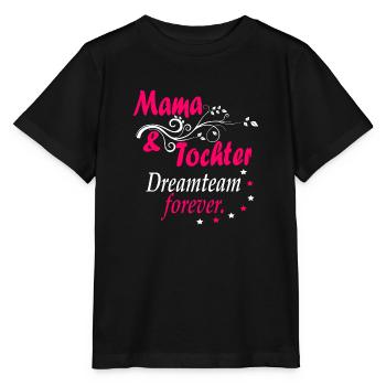 Mama und Tochter Outfit Dreamteam forever Partner - Stanley/Stella Kinder T-Shirt MINI CREATOR  - Schwarz - Vorne - Mikhail (115cm)