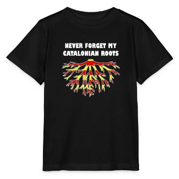 Cataluña Catalan Catalonian Roots Catalonia Spain - Stanley/Stella MINI CREATOR Kids’ T-Shirt - black - Front - Mikhail (115cm)
