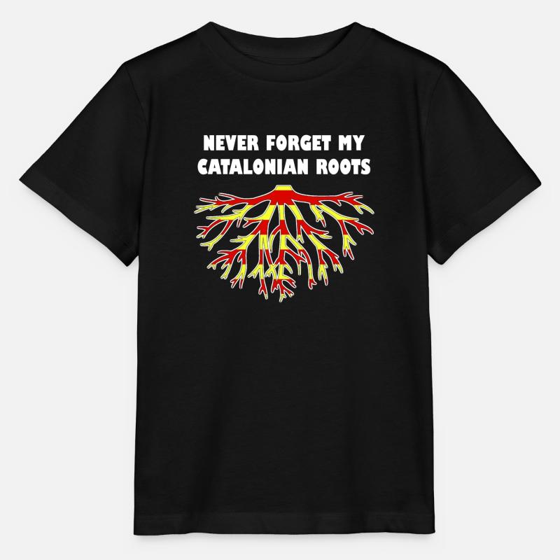 Cataluña Catalan Catalan Racines Catalogne Espagne - T-shirt bio MINI CREATOR Stanley/Stella Enfant - noir