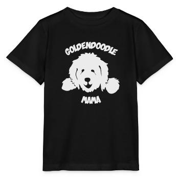 Doodle Mama Mum Mother Goldendoodle - Stanley/Stella MINI CREATOR Kids’ T-Shirt - black - Front - Mikhail (115cm)