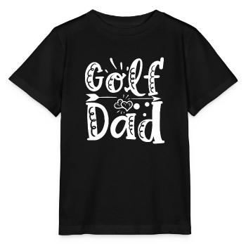 Golf Dad - T-shirt bio MINI CREATOR Stanley/Stella Enfant - noir - Devant - Mikhail (115cm)