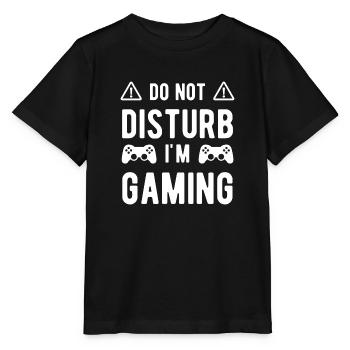 Do Not Disturb I'm Gaming - Stanley/Stella MINI CREATOR Kids’ T-Shirt - black - Front - Mikhail (115cm)