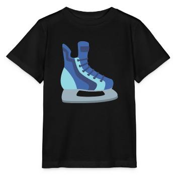 schlittschuh Eislaufen - Stanley/Stella Kinder T-Shirt MINI CREATOR  - Schwarz - Vorne - Mikhail (115cm)