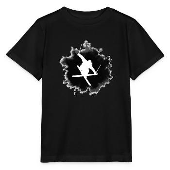 freestyle skiing - Stanley/Stella MINI CREATOR Kids’ T-Shirt - black - Front - Mikhail (115cm)