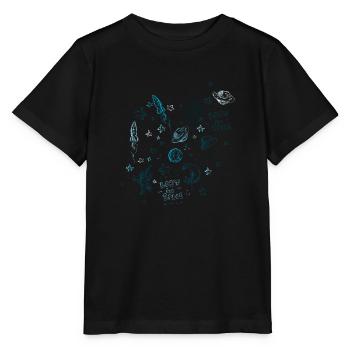space speed sketch - Stanley/Stella MINI CREATOR Kids’ T-Shirt - black - Front - Mikhail (115cm)