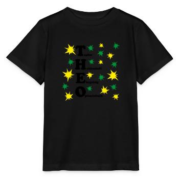 Theo - Stanley/Stella Kinder T-Shirt MINI CREATOR  - Schwarz - Vorne - Mikhail (115cm)