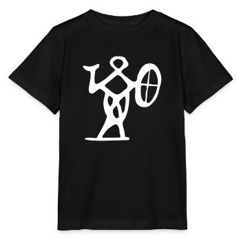 Samischer Schamane Noaid - Stanley/Stella Kinder T-Shirt MINI CREATOR  - Schwarz - Vorne - Mikhail (115cm)