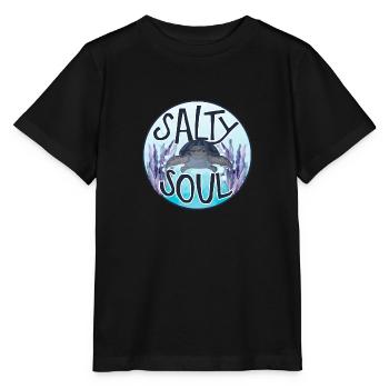 Ocean Sublimation - Stanley/Stella MINI CREATOR Kids’ T-Shirt - black - Front - Mikhail (115cm)
