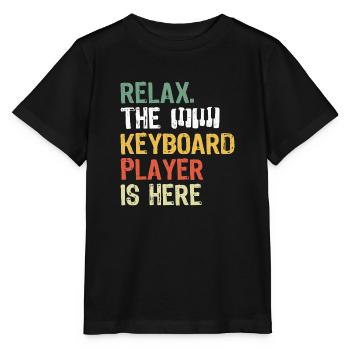Keyboard Keyboarder Piano Music Pianist - Stanley/Stella MINI CREATOR Kids’ T-Shirt - black - Front - Mikhail (115cm)