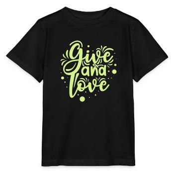 Kindness Statement Role Model Gift - Stanley/Stella MINI CREATOR Kids’ T-Shirt - black - Front - Mikhail (115cm)