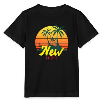 Neuer Lebensstil - Stanley/Stella Kinder T-Shirt MINI CREATOR  - Schwarz - Vorne - Mikhail (115cm)