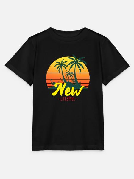 Neuer Lebensstil - Stanley/Stella Kinder T-Shirt MINI CREATOR - Schwarz