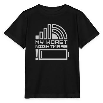 Logos my worst nightmare - Stanley/Stella MINI CREATOR Kids’ T-Shirt - black - Front - Mikhail (115cm)