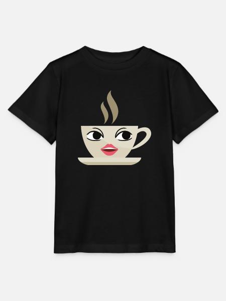 Coffee cup - Stanley/Stella Kinder T-Shirt MINI CREATOR  - Schwarz