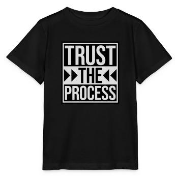 faire confiance au processus Devis - T-shirt bio MINI CREATOR Stanley/Stella Enfant - noir - Devant - Mikhail (115cm)