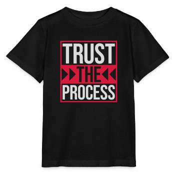 faire confiance au processus Devis - T-shirt bio MINI CREATOR Stanley/Stella Enfant - noir - Devant - Mikhail (115cm)