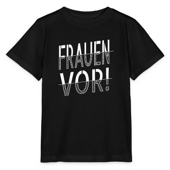 frauen feminismus bodypositivity geschenk feminin - Stanley/Stella Kinder T-Shirt MINI CREATOR  - Schwarz - Vorne - Mikhail (115cm)
