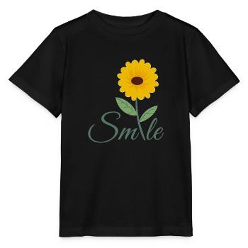 Smile - T-shirt bio MINI CREATOR Stanley/Stella Enfant - noir - Devant - Mikhail (115cm)