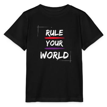 Regel deine Welt - Stanley/Stella Kinder T-Shirt MINI CREATOR  - Schwarz - Vorne - Mikhail (115cm)
