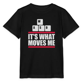 c’est ce qui m’émeut - T-shirt bio MINI CREATOR Stanley/Stella Enfant - noir - Devant - Mikhail (115cm)