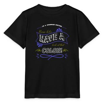 génial citation drôle humour tasses à café blog anniversaire - T-shirt bio MINI CREATOR Stanley/Stella Enfant - noir - Devant - Mikhail (115cm)