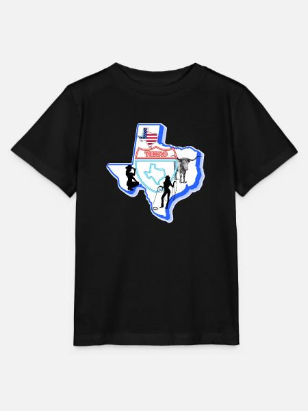 Texas, USA. - Stanley/Stella Kinder T-Shirt MINI CREATOR - Schwarz