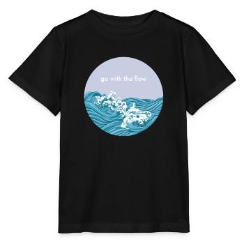 Suivez le courant - T-shirt bio MINI CREATOR Stanley/Stella Enfant - noir - Devant - Mikhail (115cm)