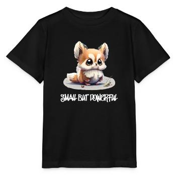 Petit mais puissant - T-shirt bio MINI CREATOR Stanley/Stella Enfant - noir - Devant - Mikhail (115cm)
