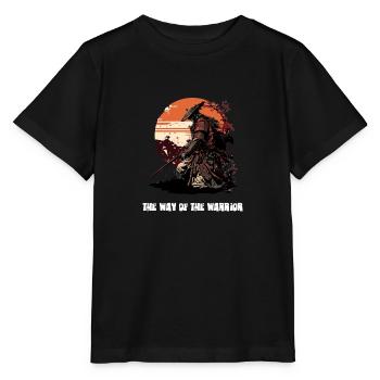 La voie du guerrier - T-shirt bio MINI CREATOR Stanley/Stella Enfant - noir - Devant - Mikhail (115cm)