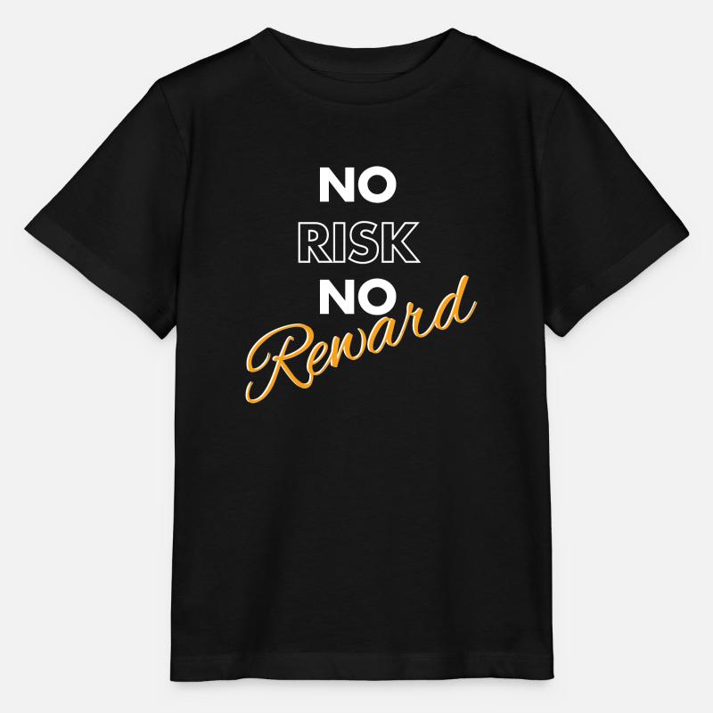 No Risk No Reward - T-shirt bio MINI CREATOR Stanley/Stella Enfant - noir