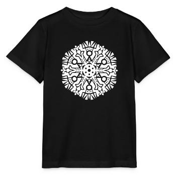 Mandala Maya Pattern - Stanley/Stella MINI CREATOR Kids’ T-Shirt - black - Front - Mikhail (115cm)