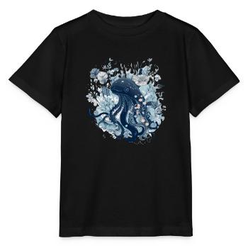 The octopus - Stanley/Stella MINI CREATOR Kids’ T-Shirt - black - Front - Mikhail (115cm)