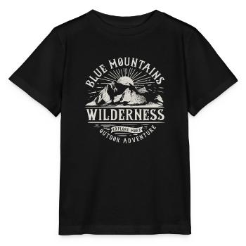 Into the wilderness - Stanley/Stella MINI CREATOR Kids’ T-Shirt - black - Front - Mikhail (115cm)