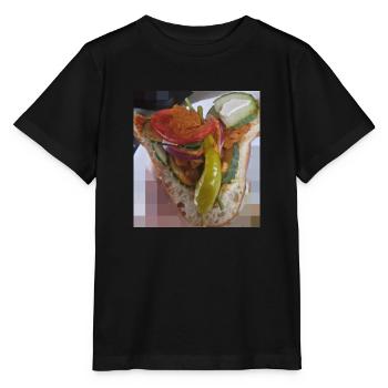 Döner Face pour tous les âges 🤣 - T-shirt bio MINI CREATOR Stanley/Stella Enfant - noir - Devant - Mikhail (115cm)