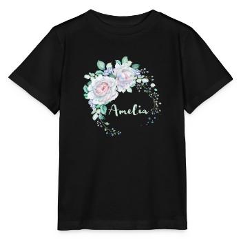 Für Amelia - Stanley/Stella Kinder T-Shirt MINI CREATOR  - Schwarz - Vorne - Mikhail (115cm)