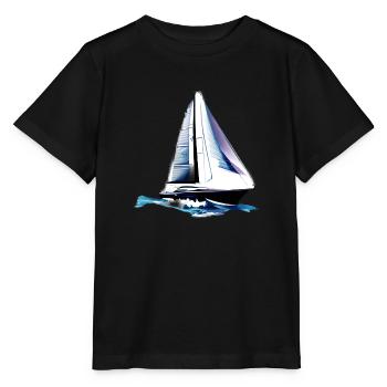 voilier voilier voilier voilier voilier voilier - T-shirt bio MINI CREATOR Stanley/Stella Enfant - noir - Devant - Mikhail (115cm)