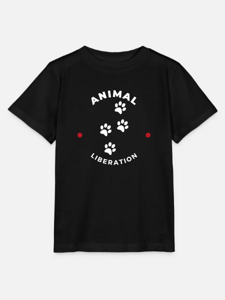 Animal Liberation - Stanley/Stella Kinder T-Shirt MINI CREATOR - Schwarz