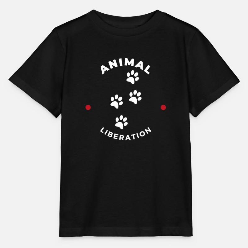 Animal Liberation - Stanley/Stella Kinder T-Shirt MINI CREATOR  - Schwarz