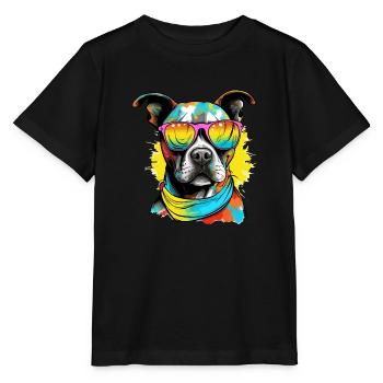 Jok le staff - T-shirt bio MINI CREATOR Stanley/Stella Enfant - noir - Devant - Mikhail (115cm)