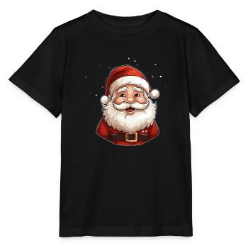 Santa Claus - Stanley/Stella Kinder T-Shirt MINI CREATOR  - Schwarz - Vorne - Mikhail (115cm)
