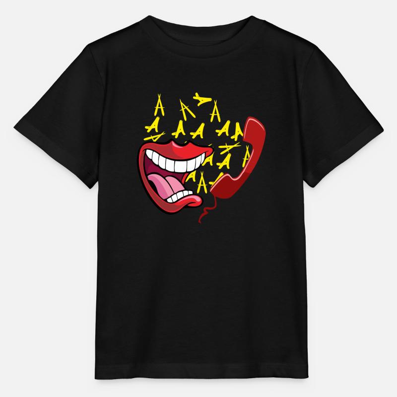 Appel ennuyeux - T-shirt bio MINI CREATOR Stanley/Stella Enfant - noir