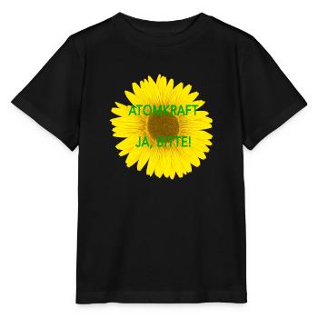 Atomkraft ja, bitte - Stanley/Stella Kinder T-Shirt MINI CREATOR  - Schwarz - Vorne - Mikhail (115cm)