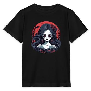 Sirène sombre - T-shirt bio MINI CREATOR Stanley/Stella Enfant - noir - Devant - Mikhail (115cm)