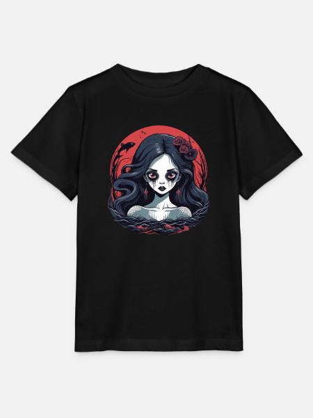 Dunkle Meerjungfrau - Stanley/Stella Kinder T-Shirt MINI CREATOR - Schwarz