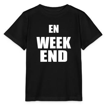 Am Wochenende - Stanley/Stella Kinder T-Shirt MINI CREATOR  - Schwarz - Vorne - Mikhail (115cm)
