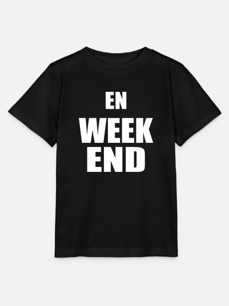 Am Wochenende - Stanley/Stella Kinder T-Shirt MINI CREATOR  - Schwarz