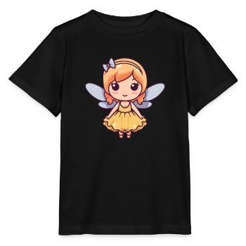 Fée Mignon Bébé Conte de fées - T-shirt bio MINI CREATOR Stanley/Stella Enfant - noir - Devant - Mikhail (115cm)