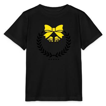 Cloches de couronne - T-shirt bio MINI CREATOR Stanley/Stella Enfant - noir - Devant - Mikhail (115cm)