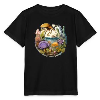 Meereslandschaft - Stanley/Stella Kinder T-Shirt MINI CREATOR  - Schwarz - Vorne - Mikhail (115cm)